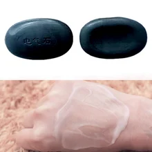 Новое бамбуковое черное мыло 1 шт. макияж глубокое очищение лицо и тело унисекс красота забота о здоровье мыло 50 г