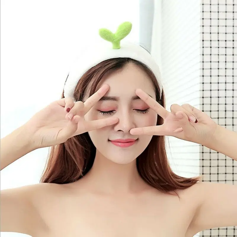 Free size Wash Face Bath Turban Headband Women Girls Hair Head Bands