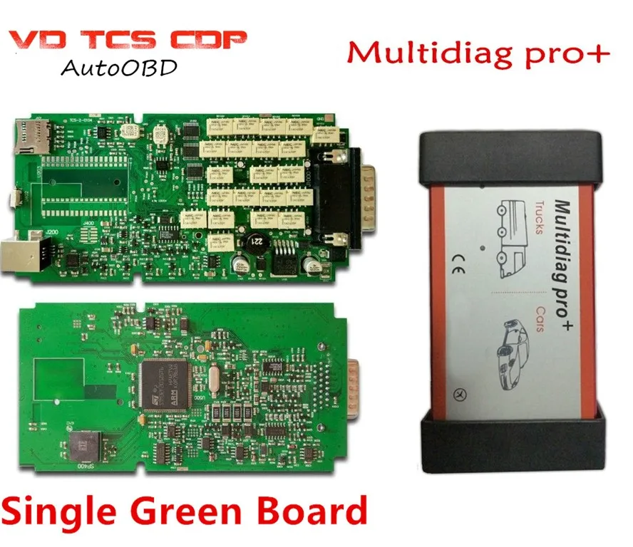 Multidiag Pro одинарная зеленая плата такая же, как VD TCS CDP pro,3 с Keygen multi diag Pro сканер Muti-diag Pro