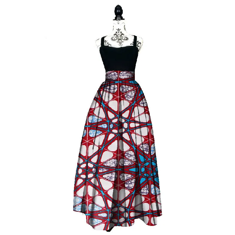 2017-Fashion-Women-African-Print-Long-Skirt-Ankara-Dashiki-High-Waist-A-Line-Maxi-Long-Umbrella(2)