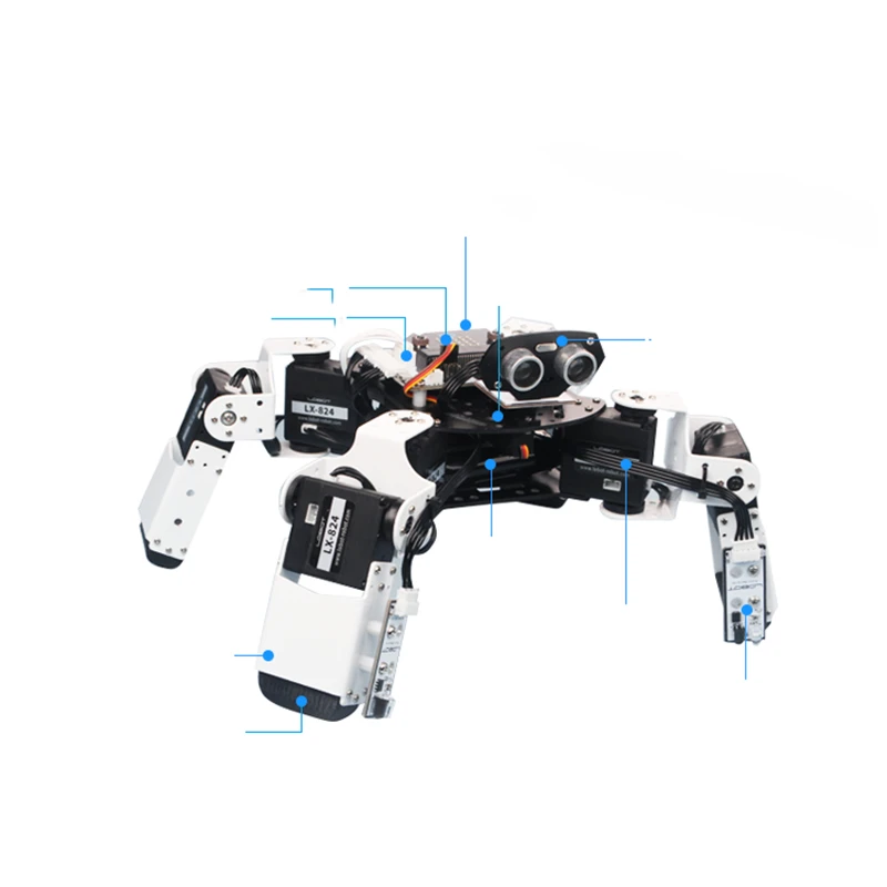 LOBOT Alienbot Raspberry Micro:bit Programmable Multifunctional PC/APP Control Smart RC Robot
