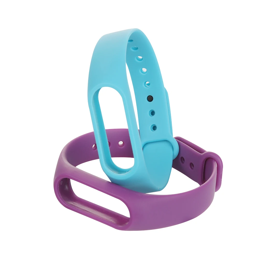 1 шт. силиконовый цветной ремешок для браслета Mi Band 2 смарт браслет Xiaomi аксессуары