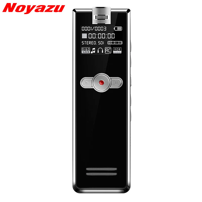 Noyazu F2 16 جيجابايت البسيطة المهنية تخفيض الضوضاء مسجل صوت مع الهاتف تسجيل الإملاء صوت المنشط مسجل