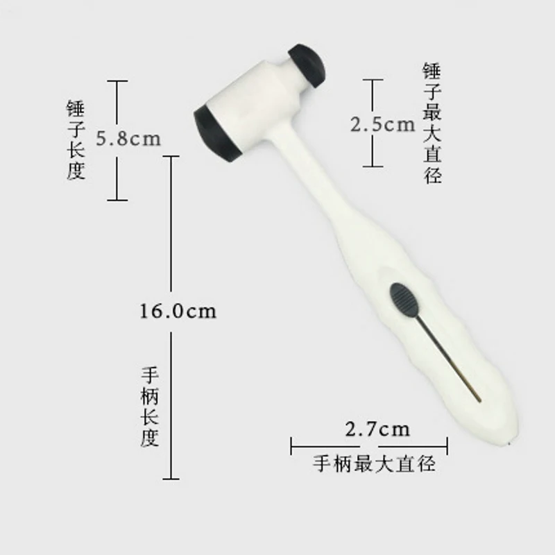 

Medical Percussion Diagnostic Tool Hammer Massage Care Tools Professionalnerve Detection With Brush Multifunctional Hot Sale
