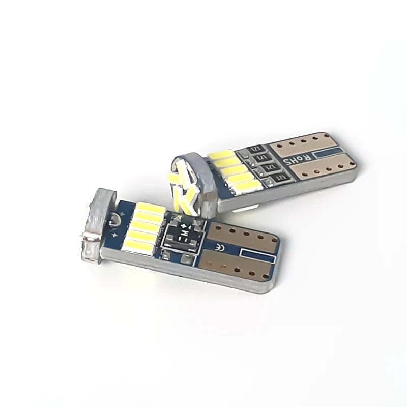 Супер яркие сигнальные лампы 10 Вт W16W светодиодные 4014SMD T15 Led Canbus для автомобильных