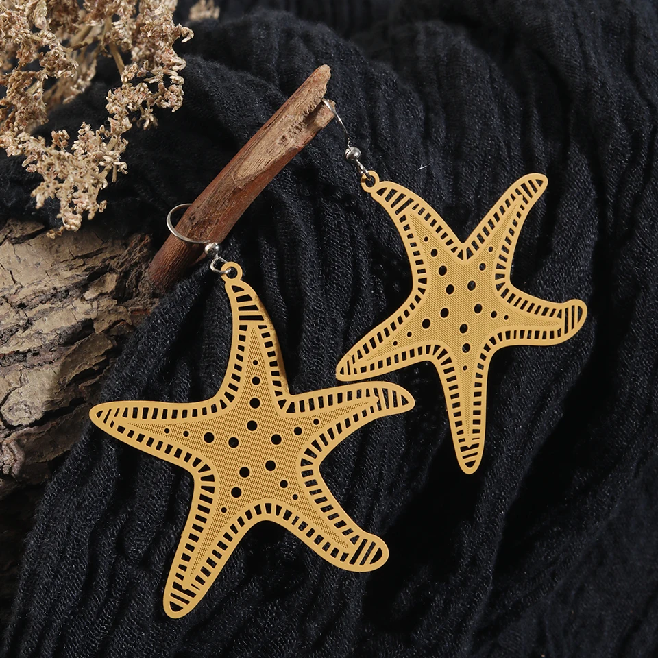 

Multiple 6 Colors Hollowed Flat Slice Dangle Drop Earrings for Women‘s Female 2019 New Arrival Fashion Jewelry Accessories gift’