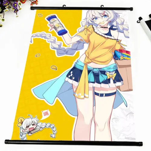 

Anime Poster Honkai Impact Sexy Wall Scroll Printed Painting Home Decor Japanese Cartoon Decoration Poster