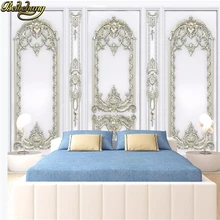 Beibehang пользовательские скандинавские 3d Золотой рельеф Резные обои Настенные обои для спальни декоративные обои 3D фрески обои