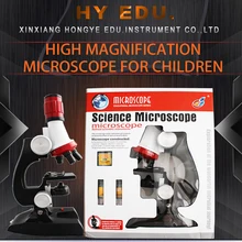 Medical teaching supplies sufficient factory price quality biological 1200X Zoom plastic monocular microscope