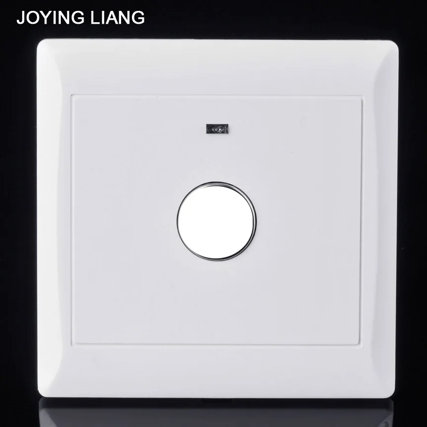 

JOYING LIANG Flush-type 86 Style Touch Delay Switch Corridor Application Indicator Light White Wall PC Panel Delaying Switches