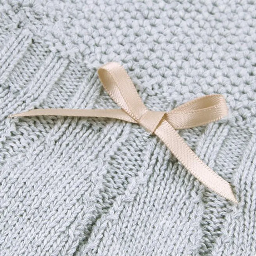 Kopen Gebreide Baby Kleding Winter Zomer Baby Jumpsuit Ruche Mouw Katoenen Pasgeboren Baby Rompertjes Baby Baby Jongen Meisje Romper Jumpsuit