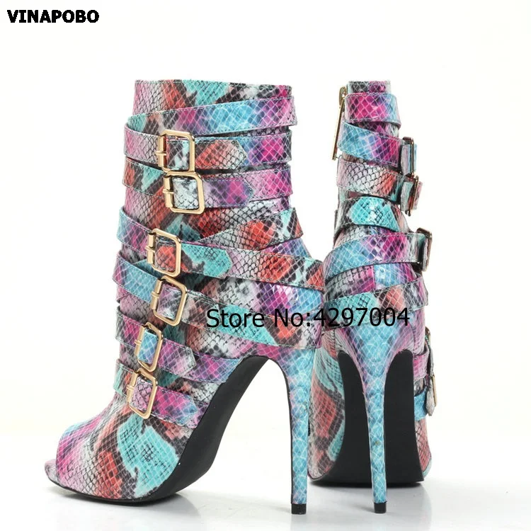 Python Cheville Découpe Robe The Ouvert Femmes Serpent À Sexy Stiletto Haut Dames Mode Picture En T boucles Talon Cuir Bout Bottes As Style Chaussures UzMLqSGjVp