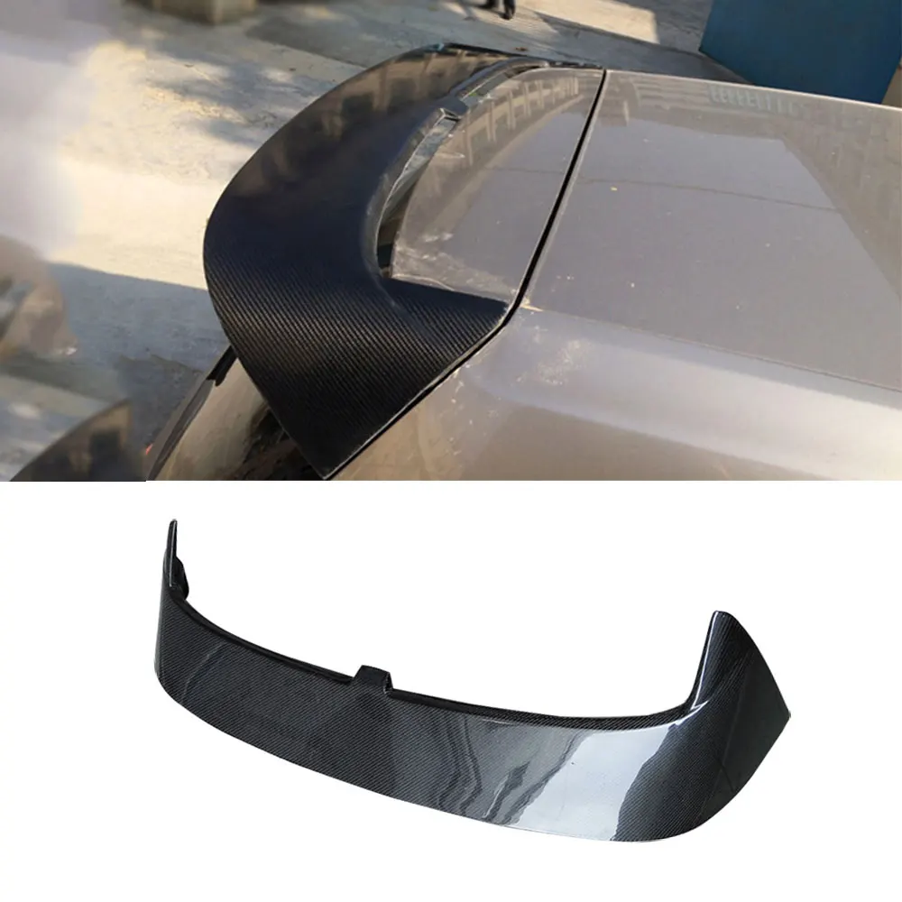 

Carbon fiber rear roof spoiler lip wings for Volkswagen golf 7 VII MK7 2014-2018 V Style