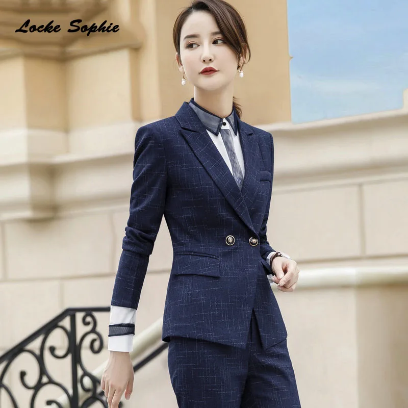 

1pcs Women Plus size Blazers coats 2019 Summer cotton blend plaid Slim fit Small Suits jackets ladies Skinny Blazers Suits coats