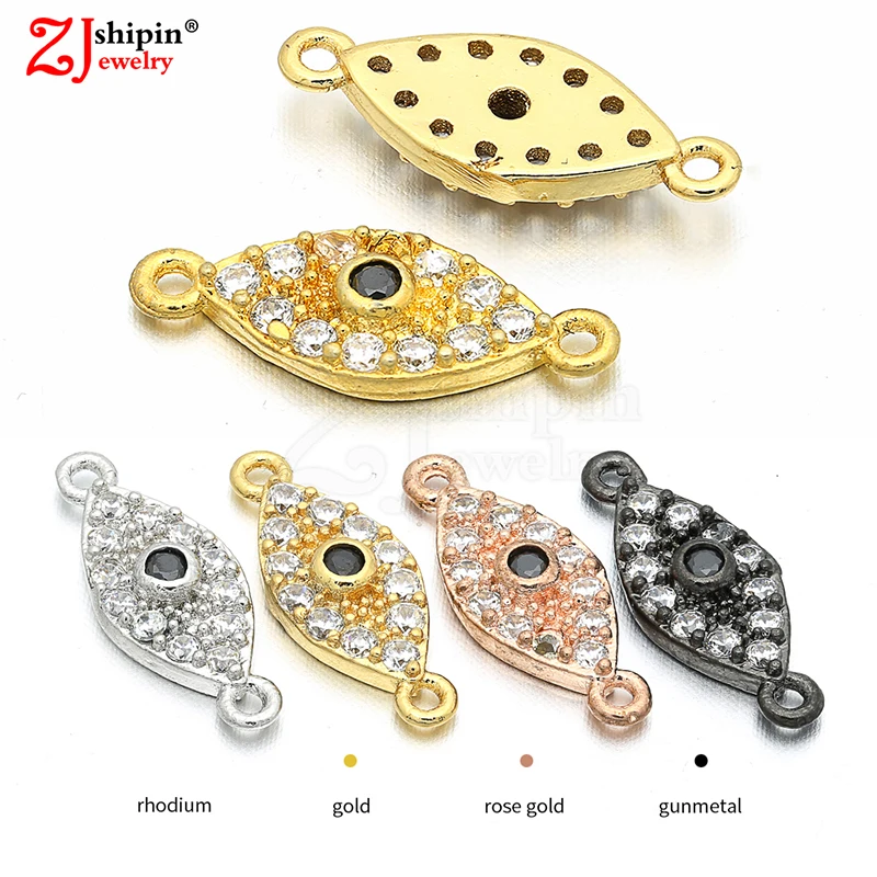 

2018 new fashion palm devil eyes micro-set CZ zircon jewelry accessories suitable for DIY bracelet necklace making