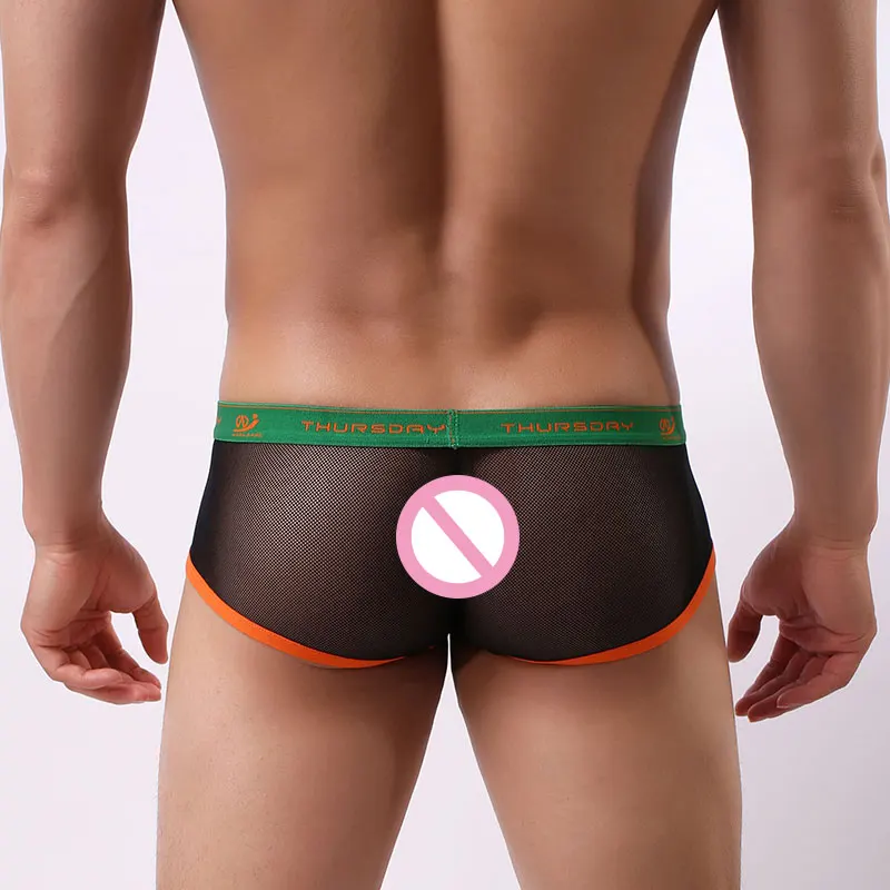 Soutong Мужское нижнее белье мужские трусы мужское прозрачное дышащее Calzoncillos Sexy Hombre