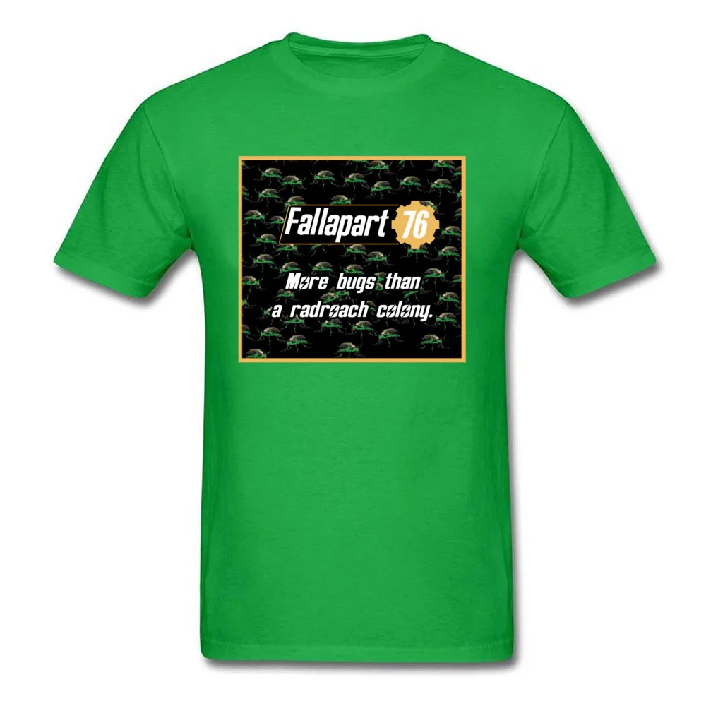 O-Neck Fallapart 76 100% Cotton Men Tshirts Printed Short Sleeve Tops Shirts Designer Fitness Tight T Shirt Free Shipping Fallapart 76 green