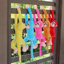 70 см длинные руки обезьяна от руки до хвоста плюшевые игрушки Разноцветные обезьянки шторы обезьяна чучела кукла животного для детей подарок 10 цветов