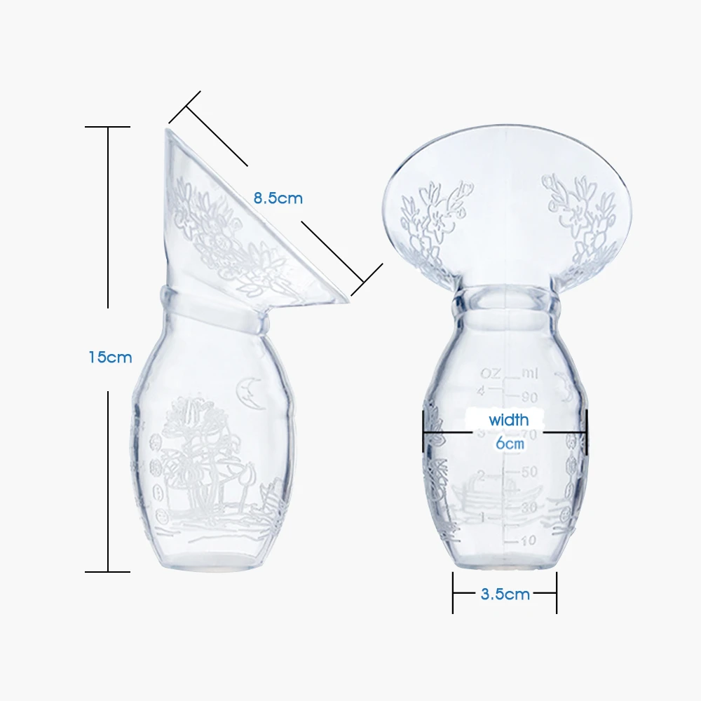 Силиконовый при грудном вскармливании с помощью одной руки ручной кормящих сильное всасывание для снятия молокоотсосы груди коллектор бутылки из-под молока, сосать