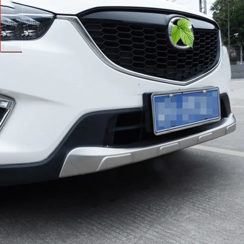 304 защита переднего заднего бампера из нержавеющей стали, Накладка на порог, спойлер для Mazda CX-5 CX5 2013