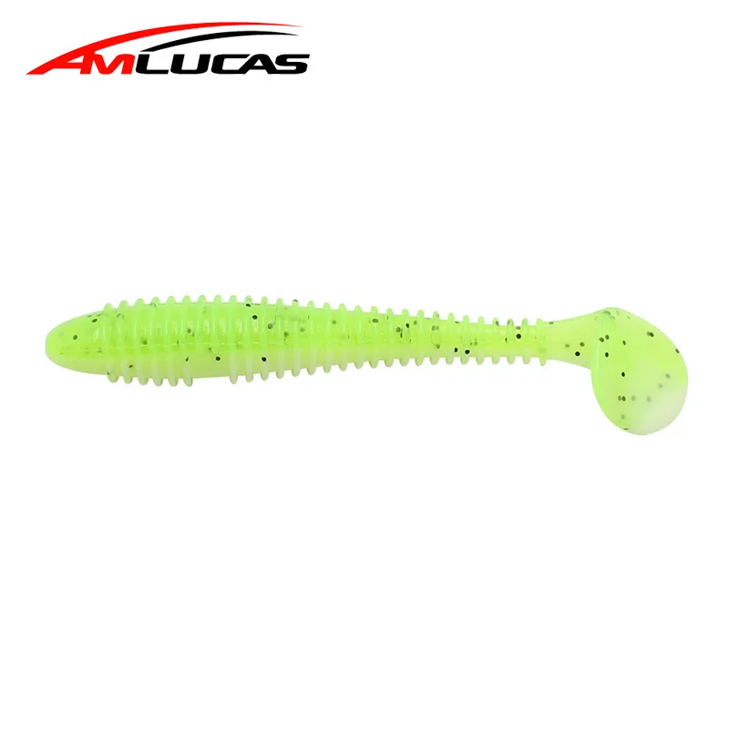 Amlucas рыболовные приманки Swing Impact Swimbait 8 шт. 75 мм 2,7 г мягкие приманки искусственные приманки для рыбалки на карпа приманка для окуня рыболовные снасти WW87