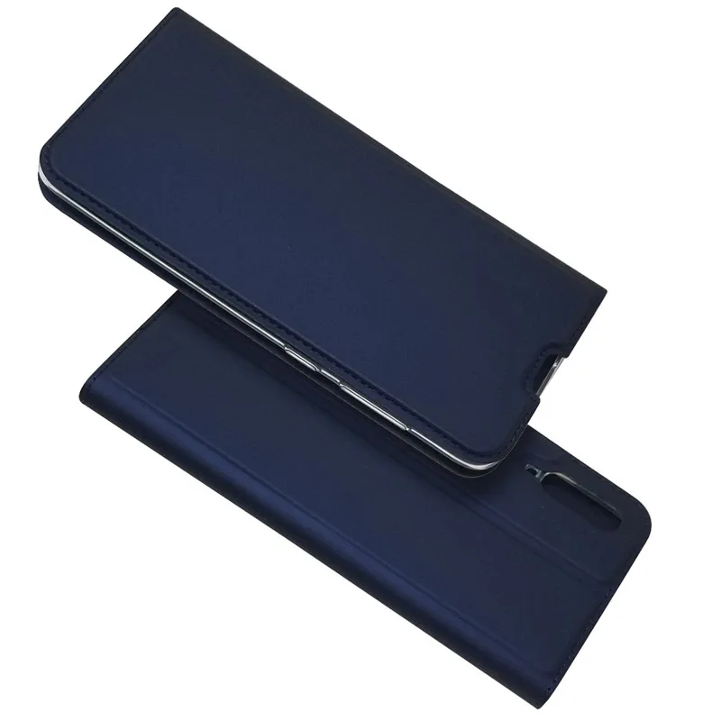 Кожаный чехол для samsung Galaxy A50, чехол для samsung A10, A30, A40, A50, A70, M10, M20, роскошный Магнитный флип-чехол-бумажник, чехол для телефона - Цвет: Синий