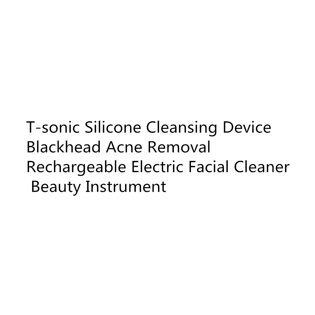 

Mini2 T-sonic Silicone Cleansing Device Blackhead Acne Removal Rechargeable Electric Facial Cleaner Beauty Instrument