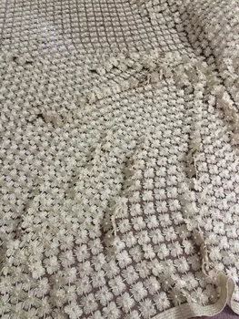 

nice looking feather embroidery tulle mesh lace fabric Cyndi-688-70 with good quality for party dress