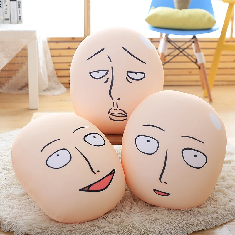 25/40 см ONE PUNCH MAN re-make Сайтама плюшевые игрушки куклы подушки мягкие игрушечные