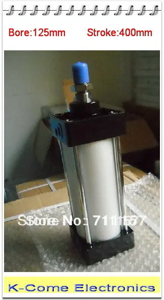 Bore 125mm Stroke 400mm 1/2&quot Port Air Cylinder Pull Rod Double Action Pneumatic Standard SC 125-400 | Обустройство дома