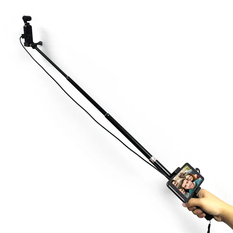 DJI OSMO Pocket Lock Phone Clip Telescopic Rod Selfie Stick Camera Transfer Micro type c Extended Cable with ABS holder-37