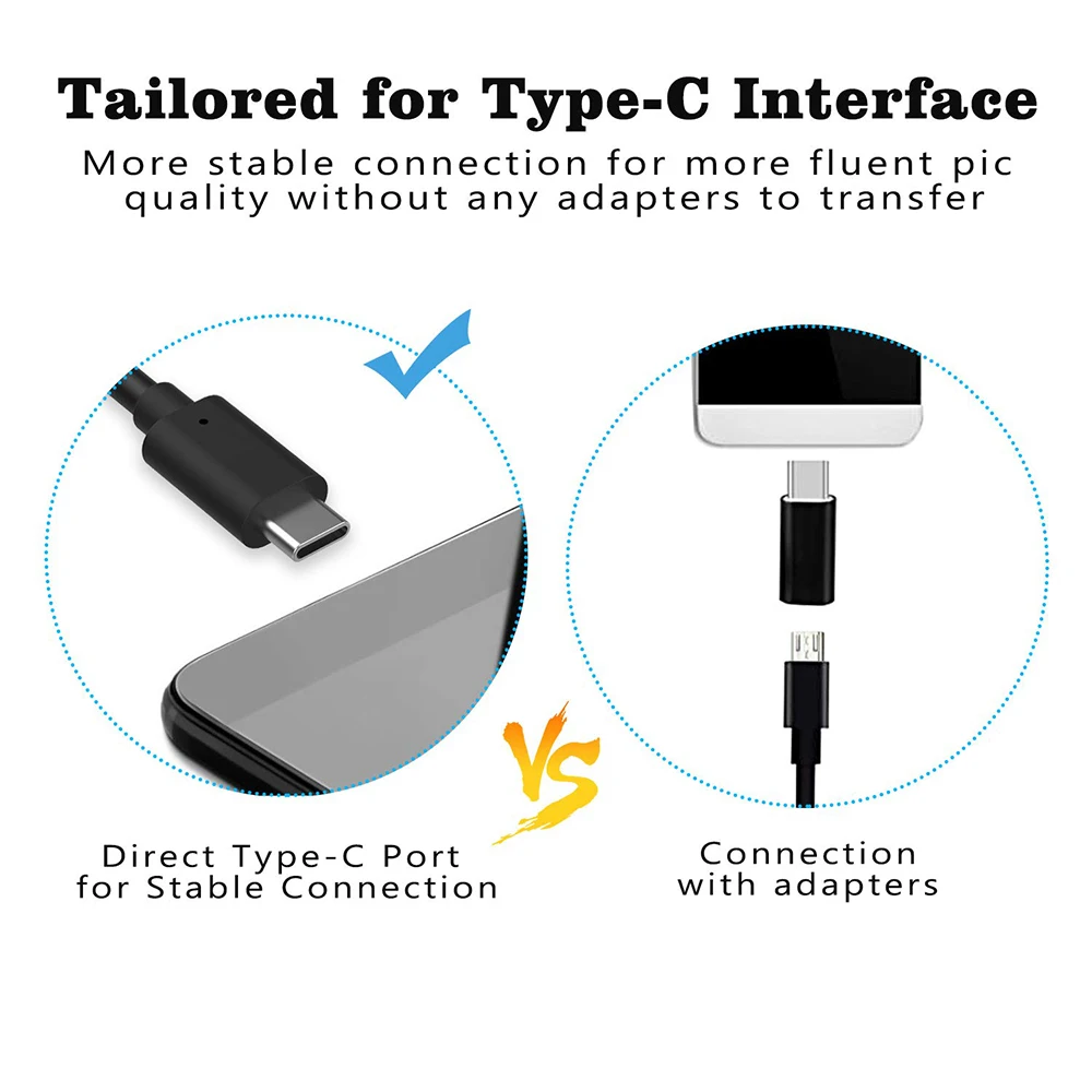 5,5 мм гибкий Android type-C USB эндоскоп камера Тип C эндоскоп Инспекционная камера ПК Android телефон эндоскоп Труба Камера