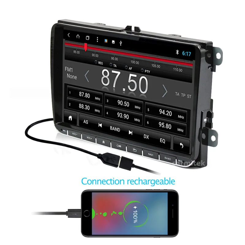 Автомобильный мультимедийный GPS радио Android 2 din для golf 4 5 6 skoda vw polo sedan scirocco cc bora passat b5