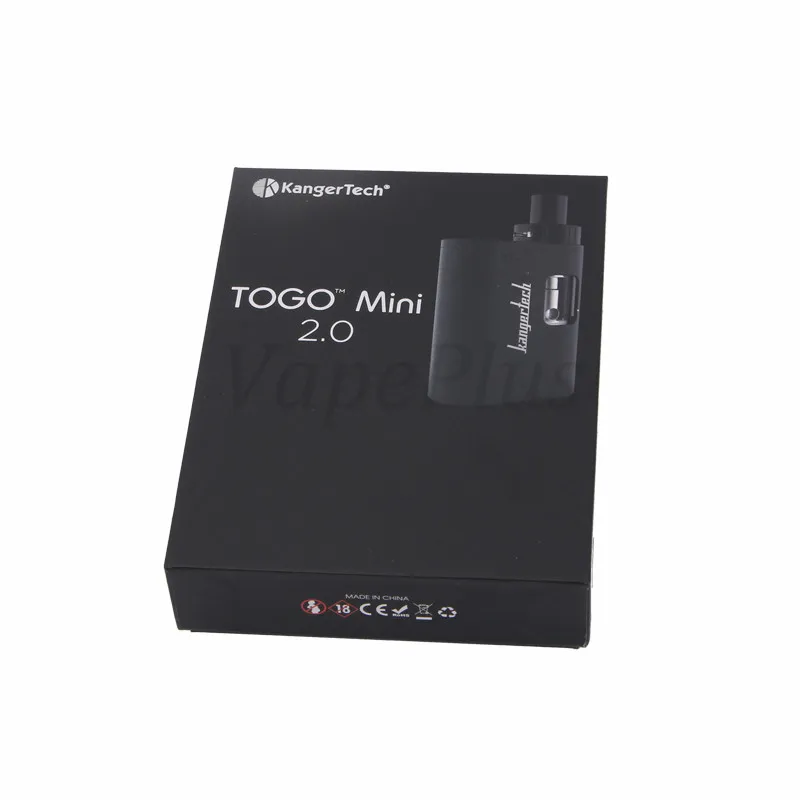 Kangertech TOGO Mini Starter Kit 1.9ml3.8ml Capacity 1700mah1600mah All-in-one E Cigarette TOGO mini Kit 2.0 vs 4.0 Version 11