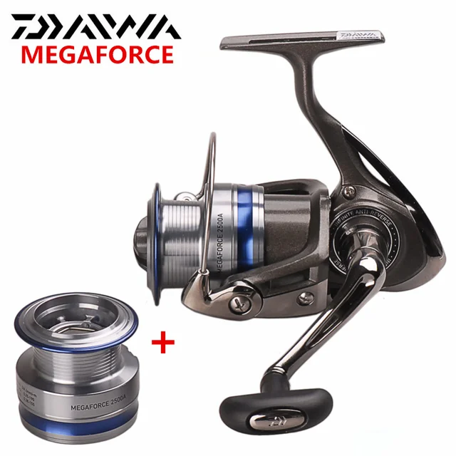 Best Offers Original DAIWA MEGAFORCE Spinning Fishing Reel With Spare Spool 2000A 2500A 3000A 4000A Spinning Wheel Carretilha Pesca Molinete Best Offers Original DAIWA MEGAFORCE Spinning Fishing Reel With Spare Spool 2000A 2500A 3000A 4000A Spinning Wheel Carretilha Pesca Molinete