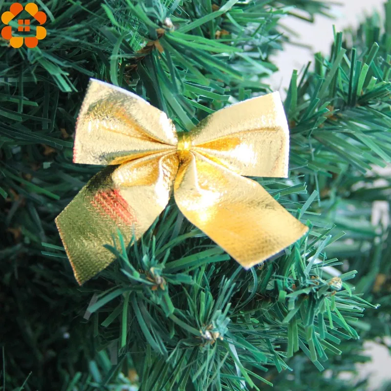 12 шт. новогодние банты красные золотые и серебряные|bow diy|christmas bowschristmas party decoration |