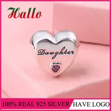 Любовь дочери Семья Шарм, море зеленый кристалл шармы бусины подходит браслет perles pour la изготовление де bijoux