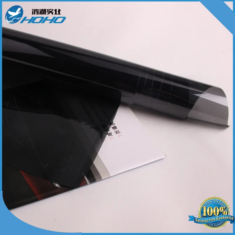 

1.52mx15m(5ftx50ft) Black Car Side Window Foils Solar Protection Auto Window Tinting Film