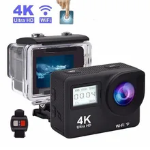 Мини 4K Экшн-камера Sansnail wifi 2," экран Full HD Allwinner 30fps мини шлем Водонепроницаемая Спортивная DV камера с дистанционным управлением