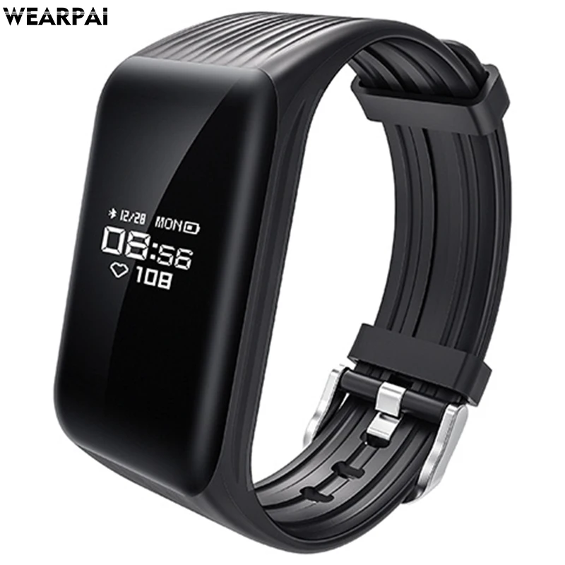 Wearpai K1 непрерывной сердечный ритм смарт браслет с трекер сна использовать wearfit 2 0