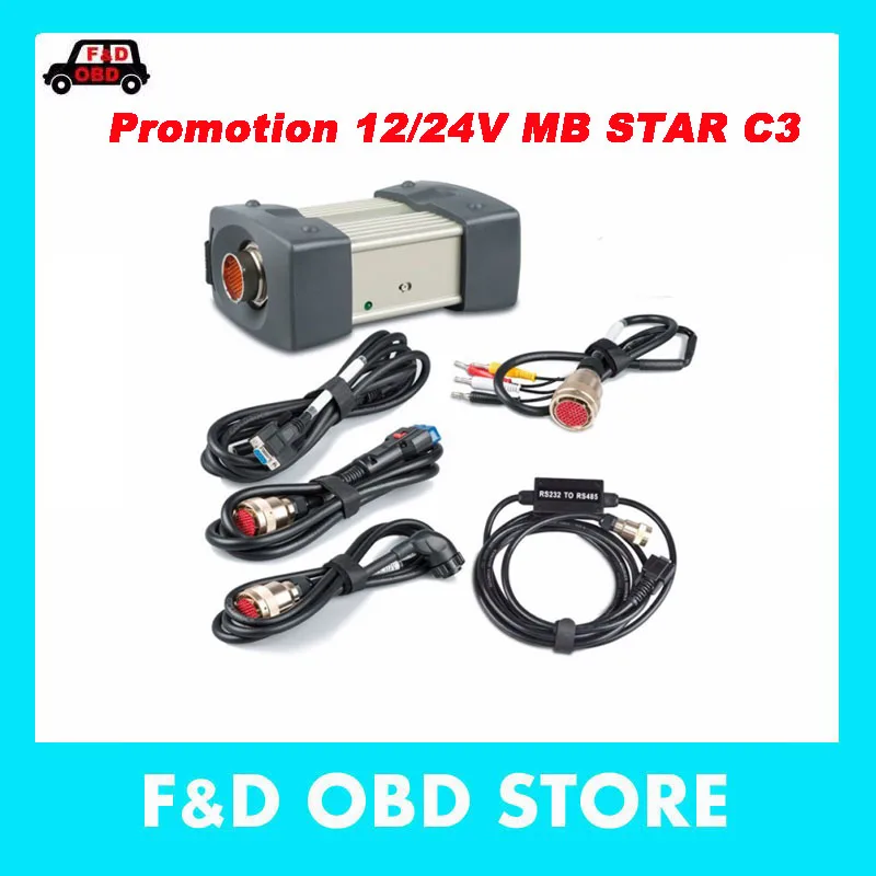 Продвижение star de star diagnosis c3 машина/грузовик mb star c3 Диагностический сканер obd2 mb star c3 мультиплексор Инструмент Тестер без hdd