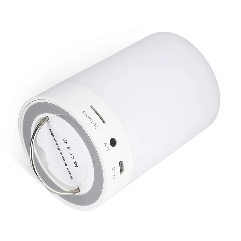 Музыкальный динамик Bluetooth подключение для аудио потокового светодиодный ночник сенсорный контроль светодиодный прикроватный светильник