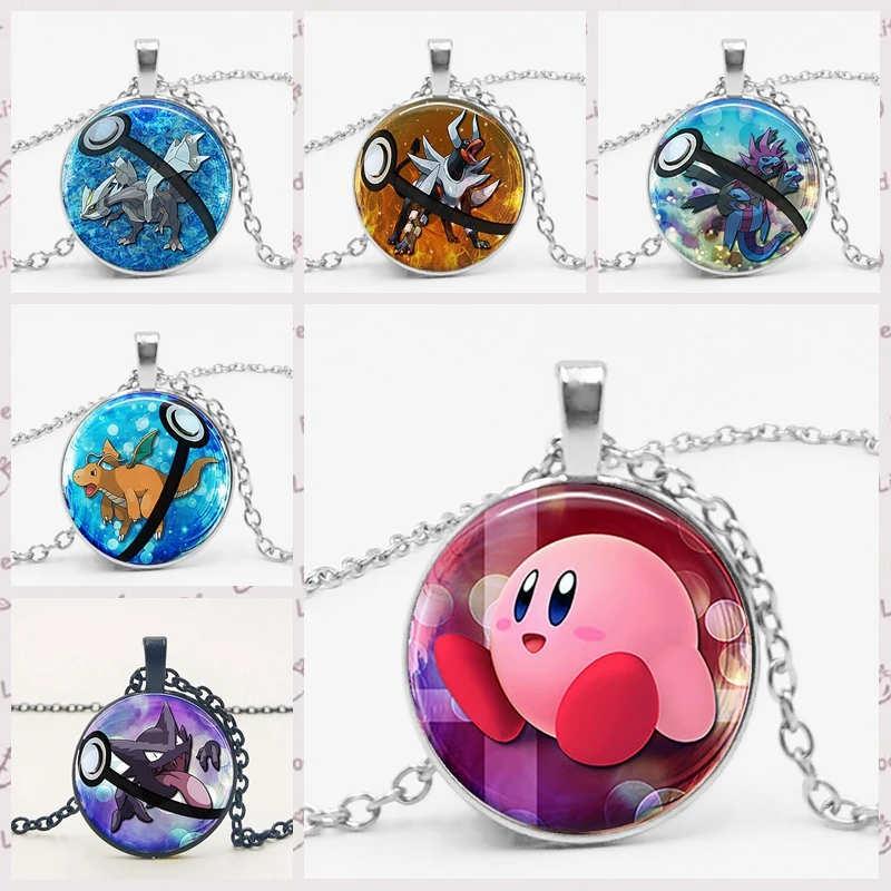 

Fashion Accessories Elf Pokemon Time Glass Gem Necklace Birthday Gift Pendant Necklace Welcome To Map Custom