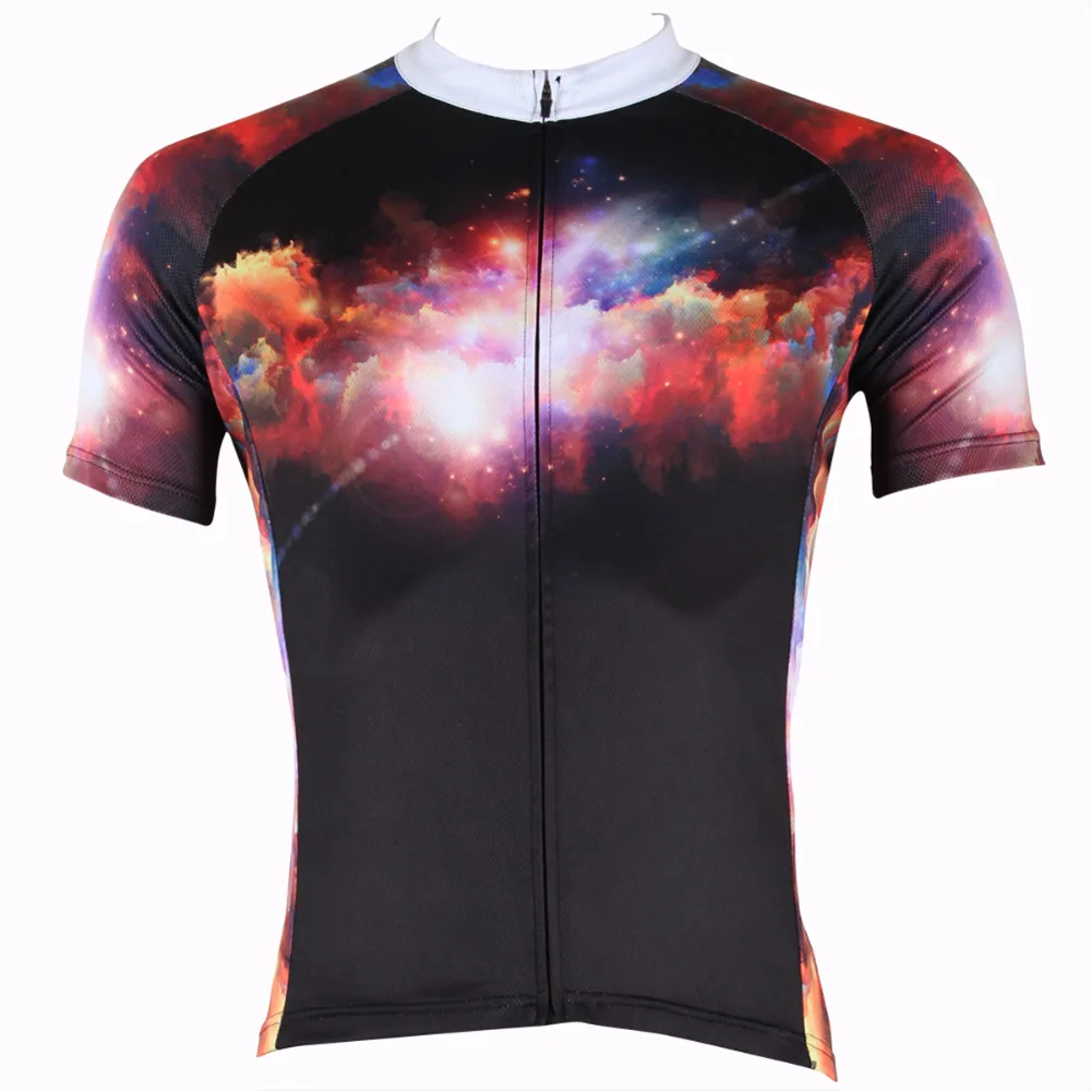 

X255 Small Nebula Cycling Jersey Men Ropa Ciclismo MTB Short Sleeve Cycling Clothing Men Quick-Dry Racing Breathable Top