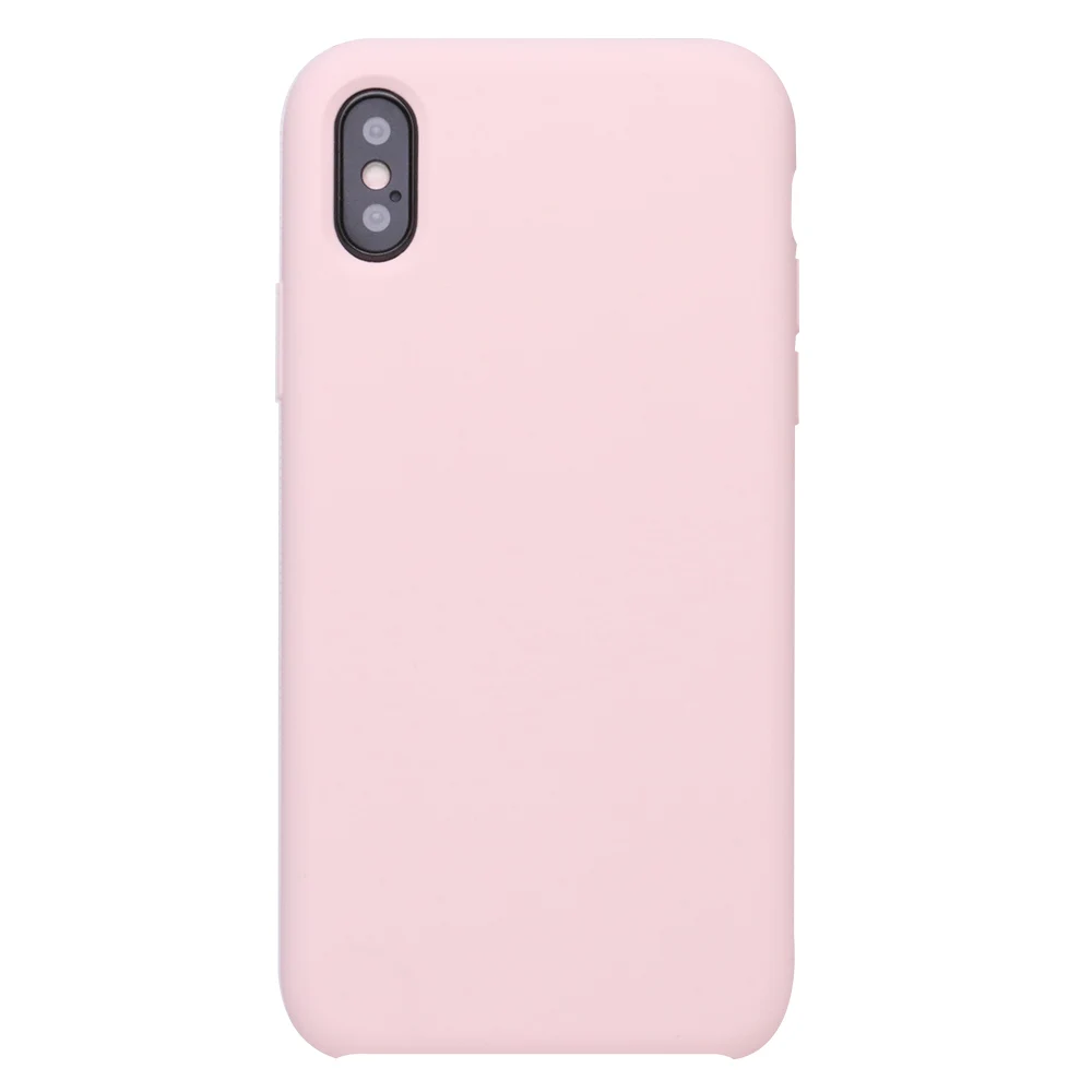 Ikase Store, силиконовый чехол для iPhone X, 8, 8 Plus, для Apple, чехол для телефона, чехол для iPhone 7, 6, 6s Plus, 5 5S, в розничной упаковке - Цвет: 7.Pink Sand