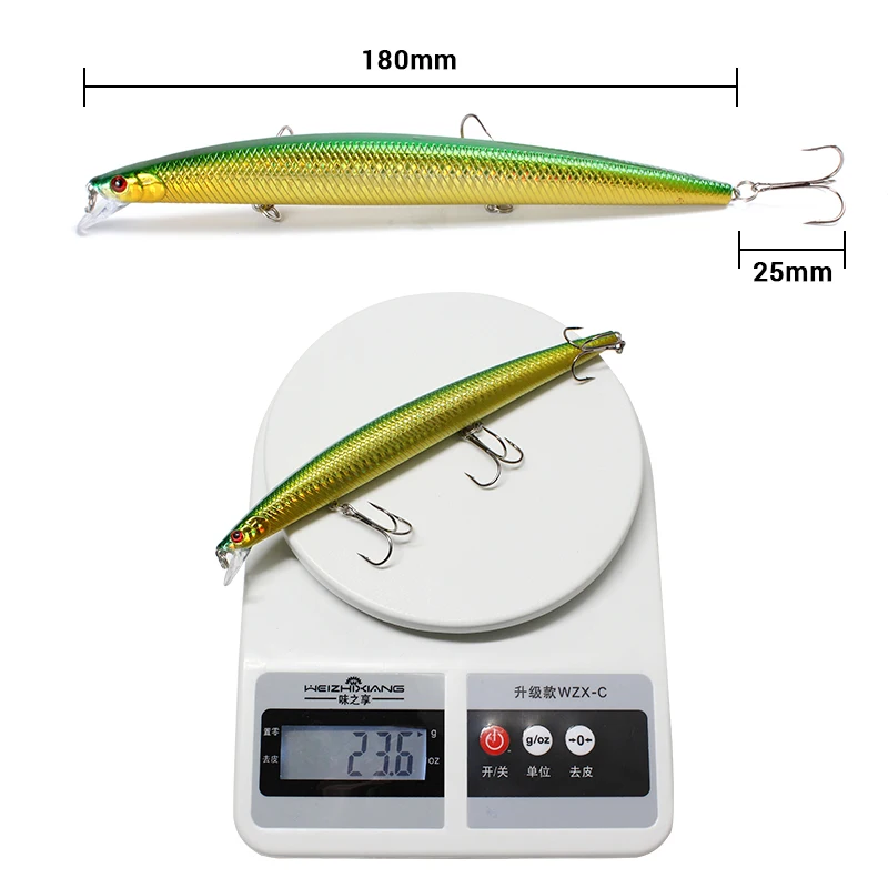 1 шт. Рыболовная Приманка Minnow лазера искусственная приманка для рыбалки приманки