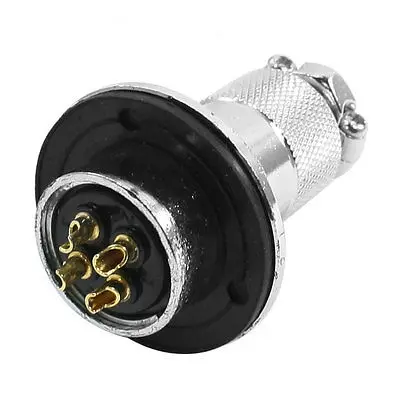 

Pannel Mount P25-4 Core 4 Terminal Aviation Circular Cable Connector