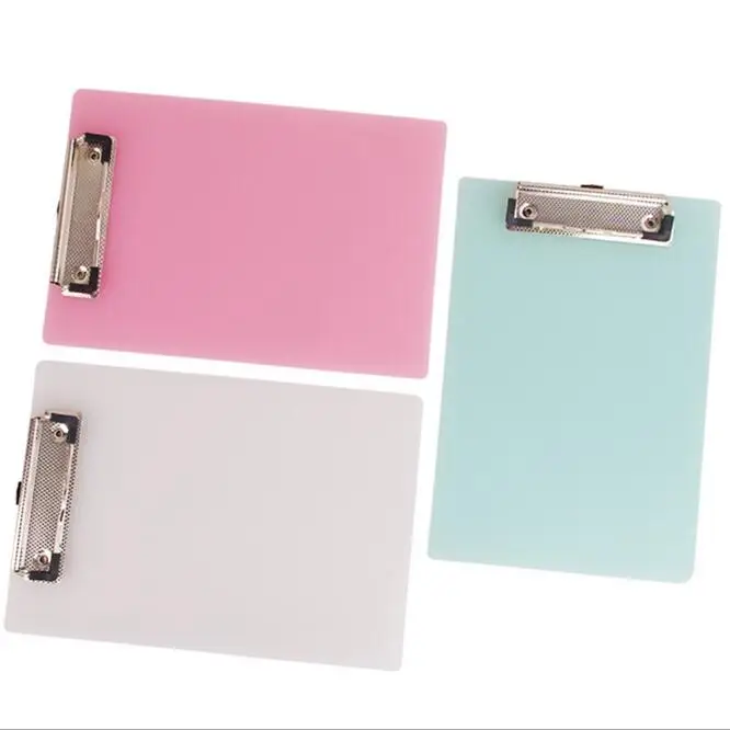 Transparent A4 A5 File Folder Document Clip Writing Board Metal Report Cover Spine Bar School Office Stationery