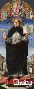 

Canvas Prints ( Francesco Del Cossa ) chinese furniture reproduction classic oil painting for house Religion-101 (12*32 inch )