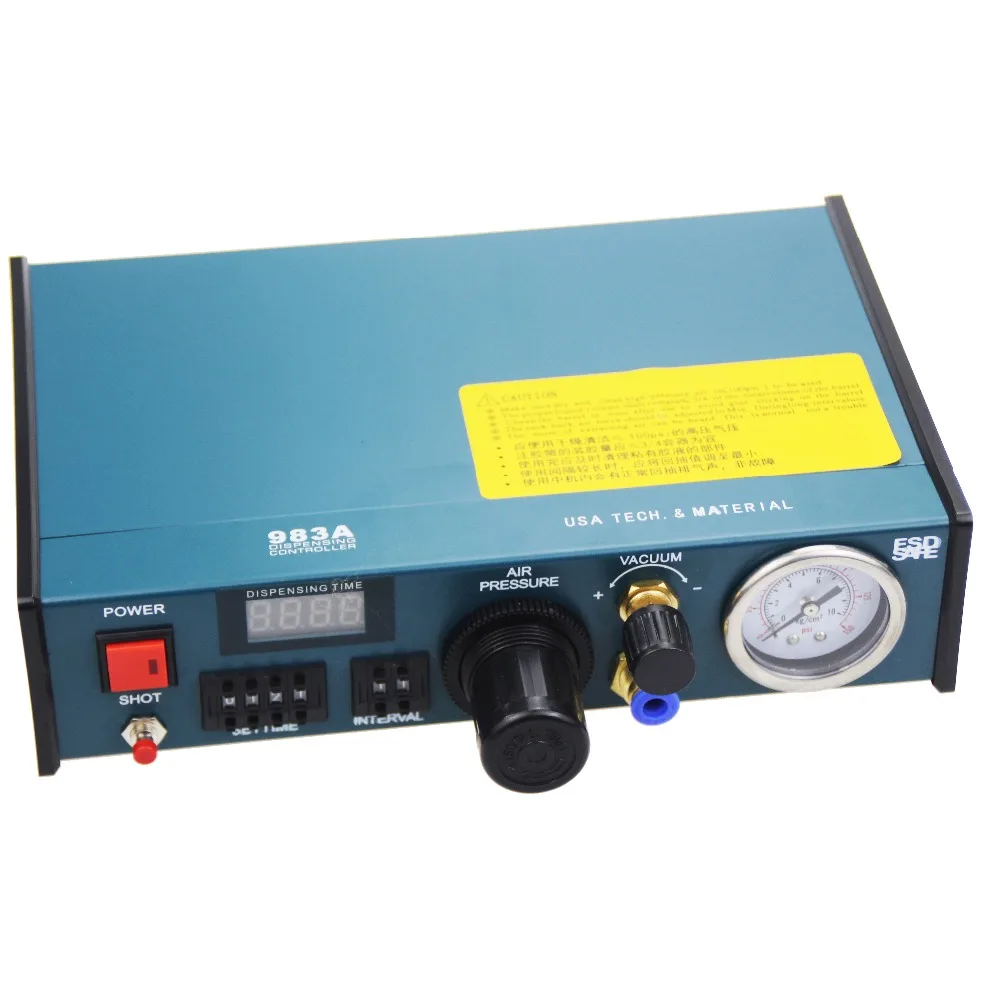 Диспенсер для клея машина для жидкого полуавтоматического дозирования 983A 220 В автоматический диспенсер для клея 983A система дозирования